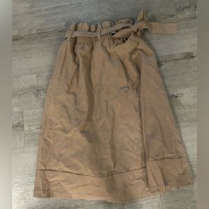 Anthropologie Khaki Cargo Skirt